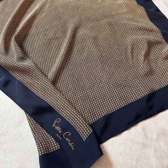 1980's Pierre Cardin Silk Scarf - Picture 3 of 7